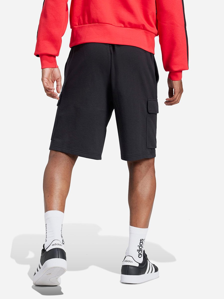 Essentials Feelcozy French Terry Cargo Men Shorts Black