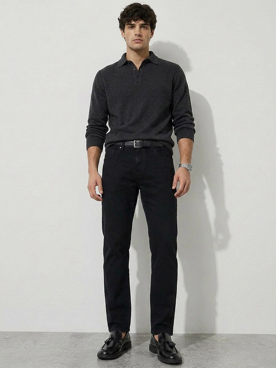 Men Black Slim Fit Jeans