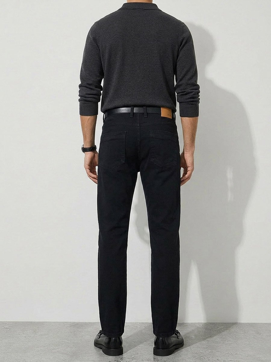 Men Black Slim Fit Jeans