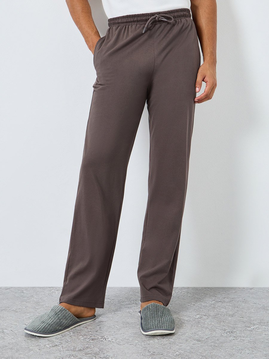 Men Cotton Relaxed Fit Pyjama
