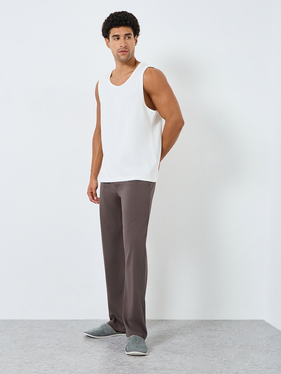 Men Cotton Relaxed Fit Pyjama