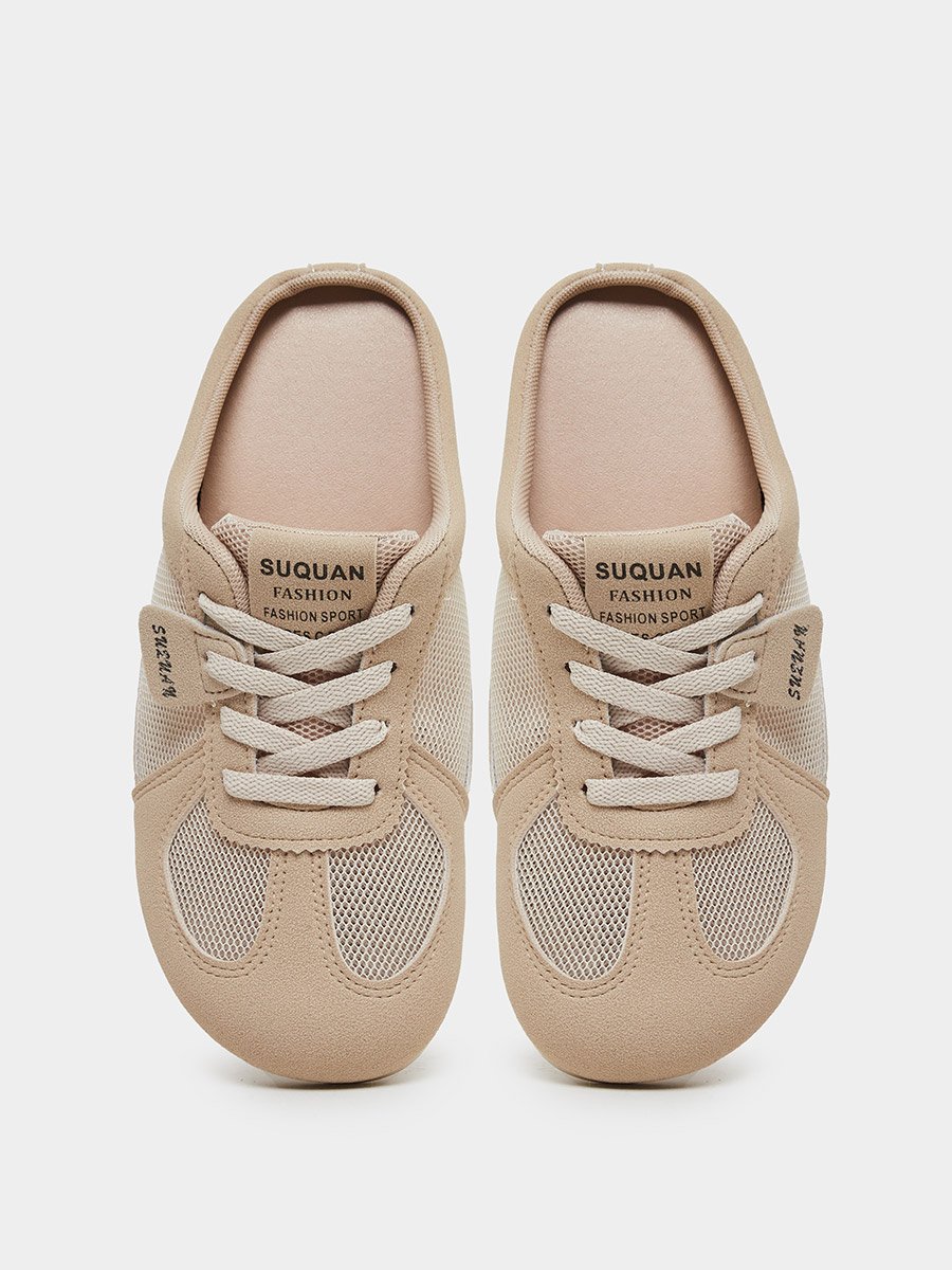 Beige Slip On Casual Shoes