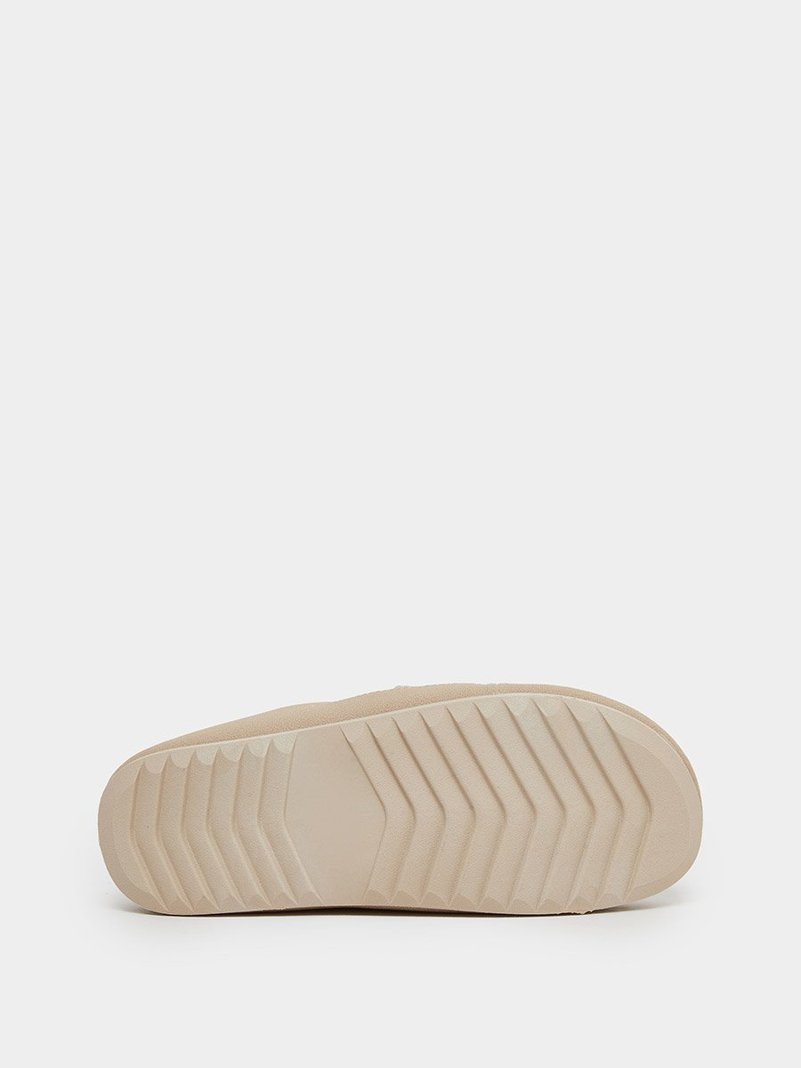 Beige Slip On Casual Shoes