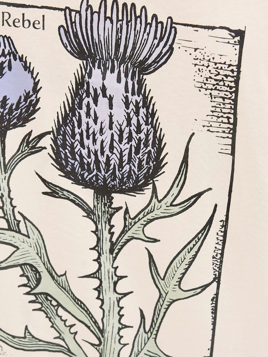 تيشيرت فضفاض بياقة دائرية