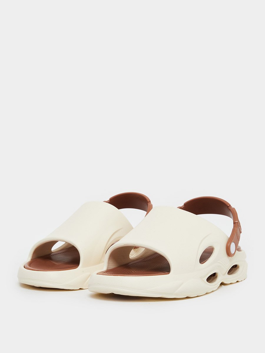 Cut-Out Detail Back Strap Comfort Sandals