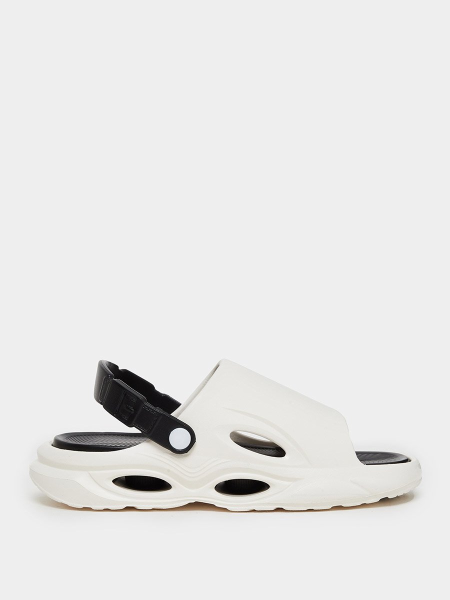 Cut-Out Detail Back Strap Comfort Sandals