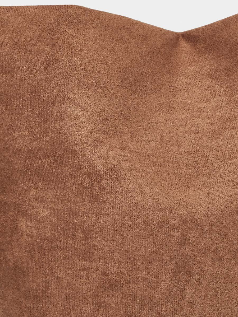 Brown Suede Look Bucket Bag
