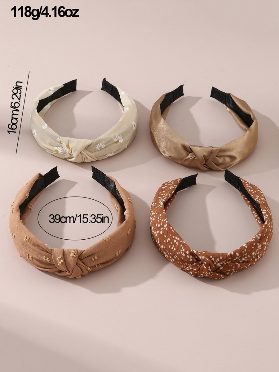 Set of 4 - Twist Headband