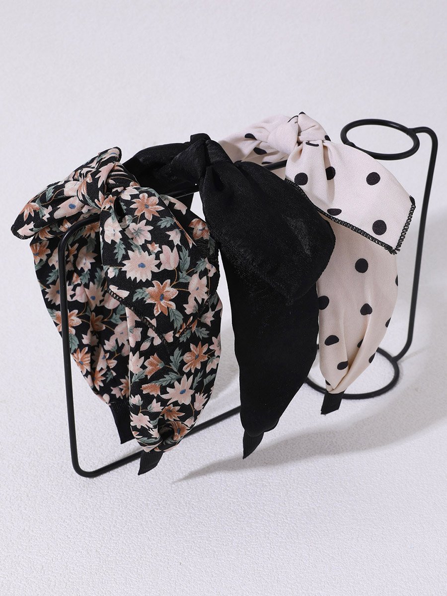 Set of 3 - Bow Headband