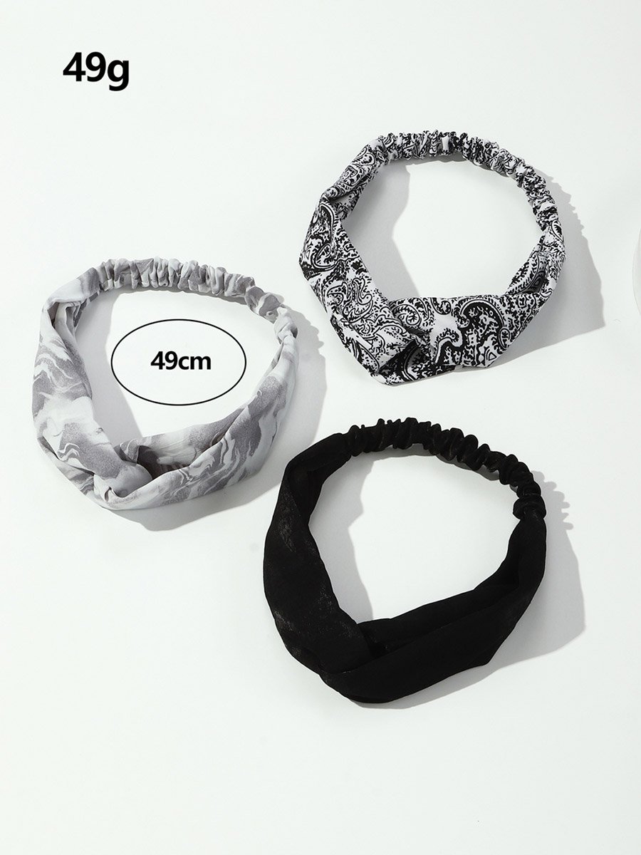 Set of 3 - Twisted Detail Headband