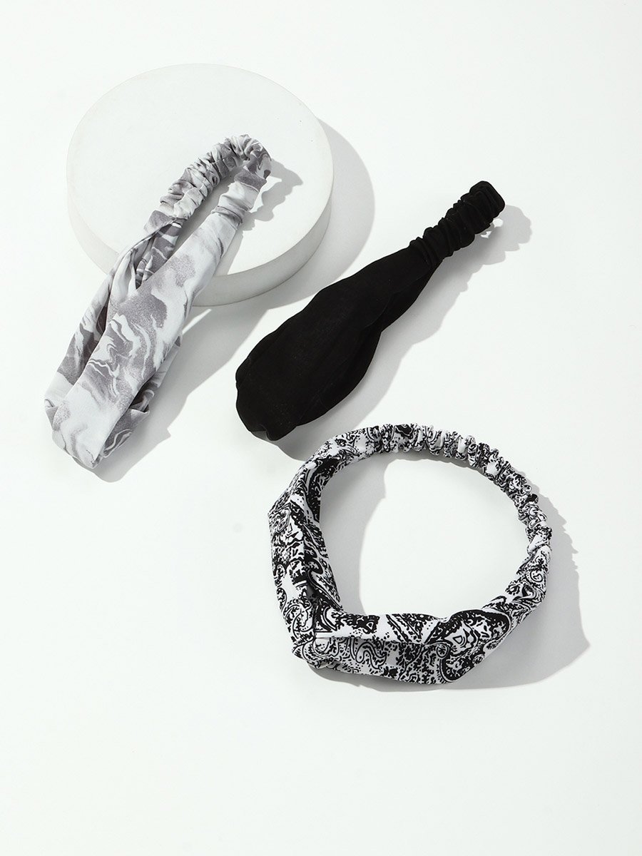 Set of 3 - Twisted Detail Headband