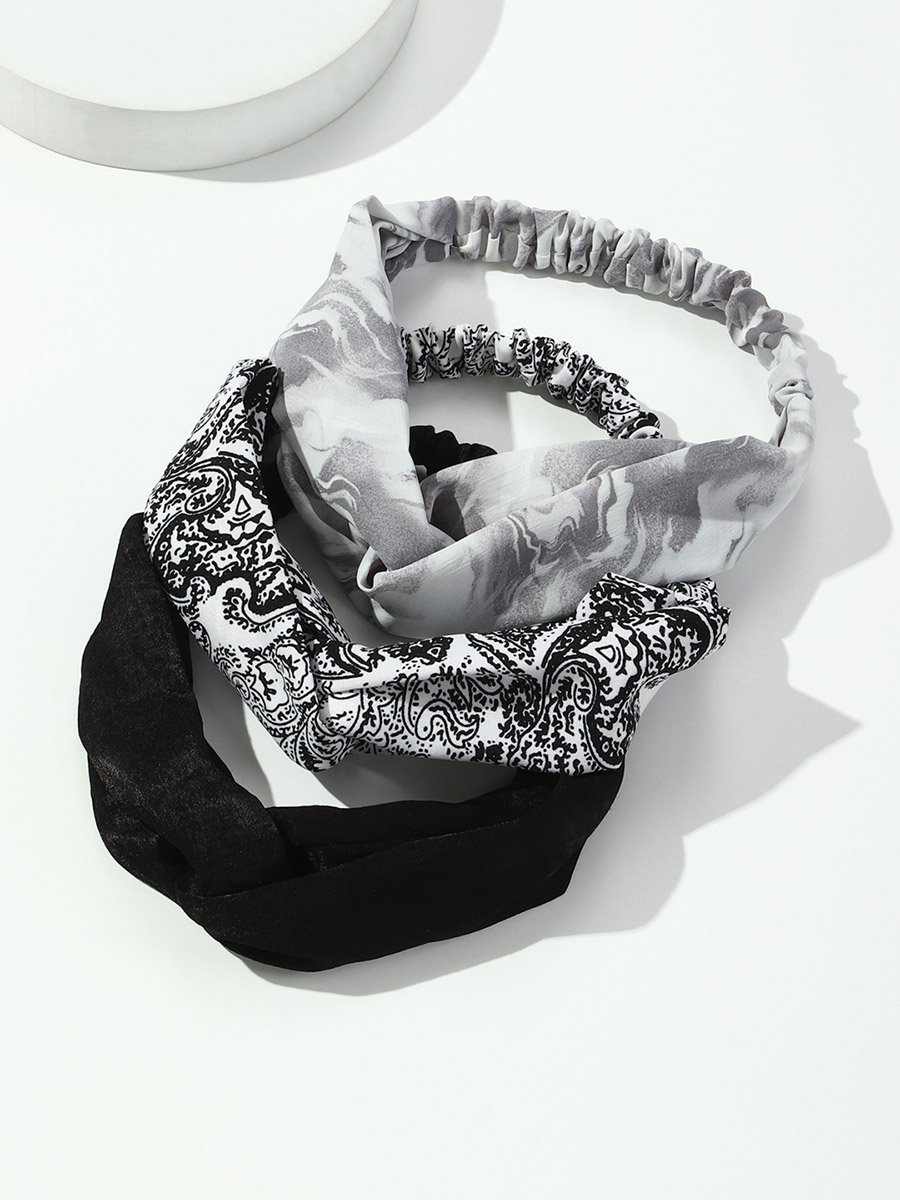 Set of 3 - Twisted Detail Headband