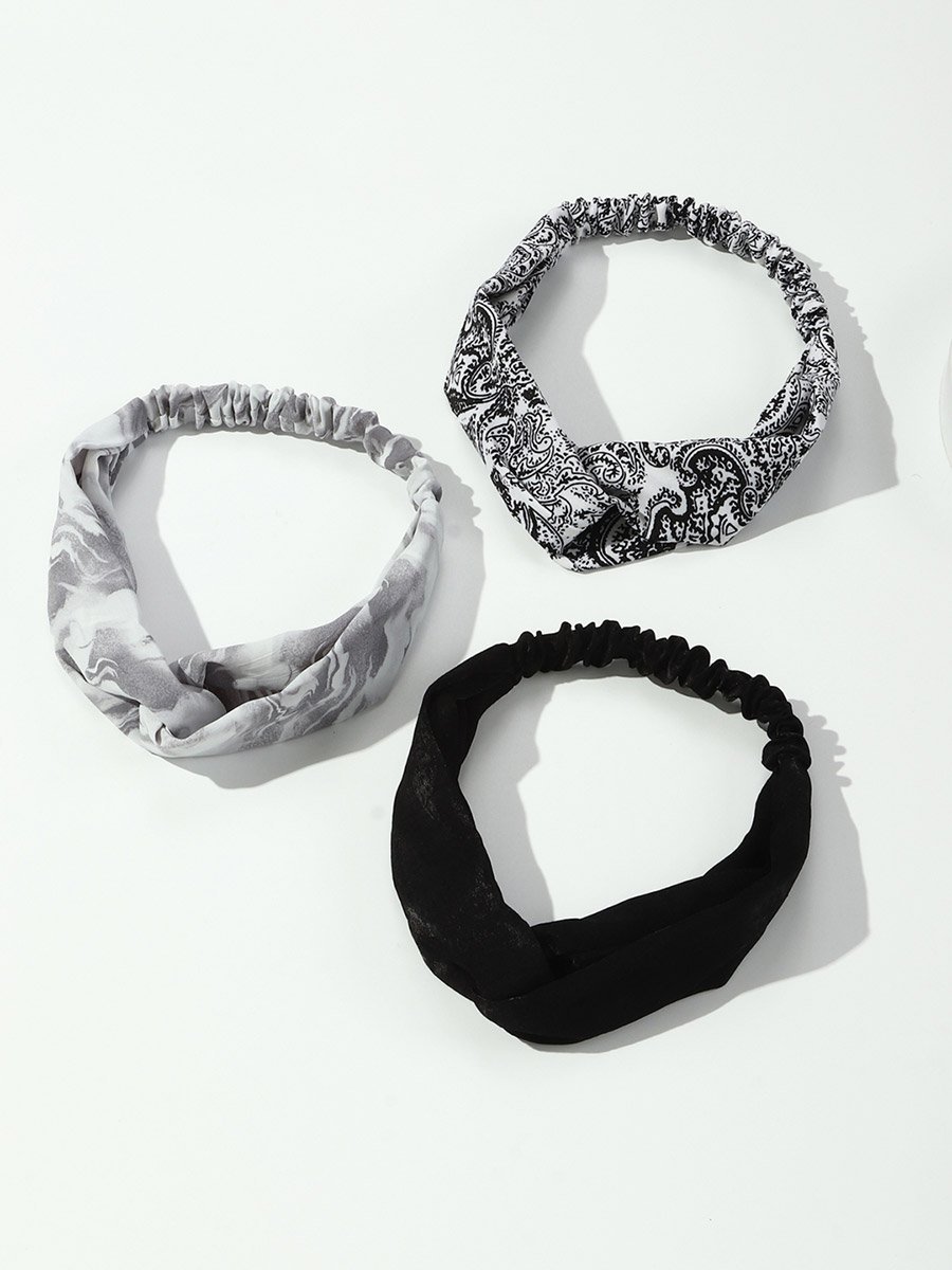 Set of 3 - Twisted Detail Headband