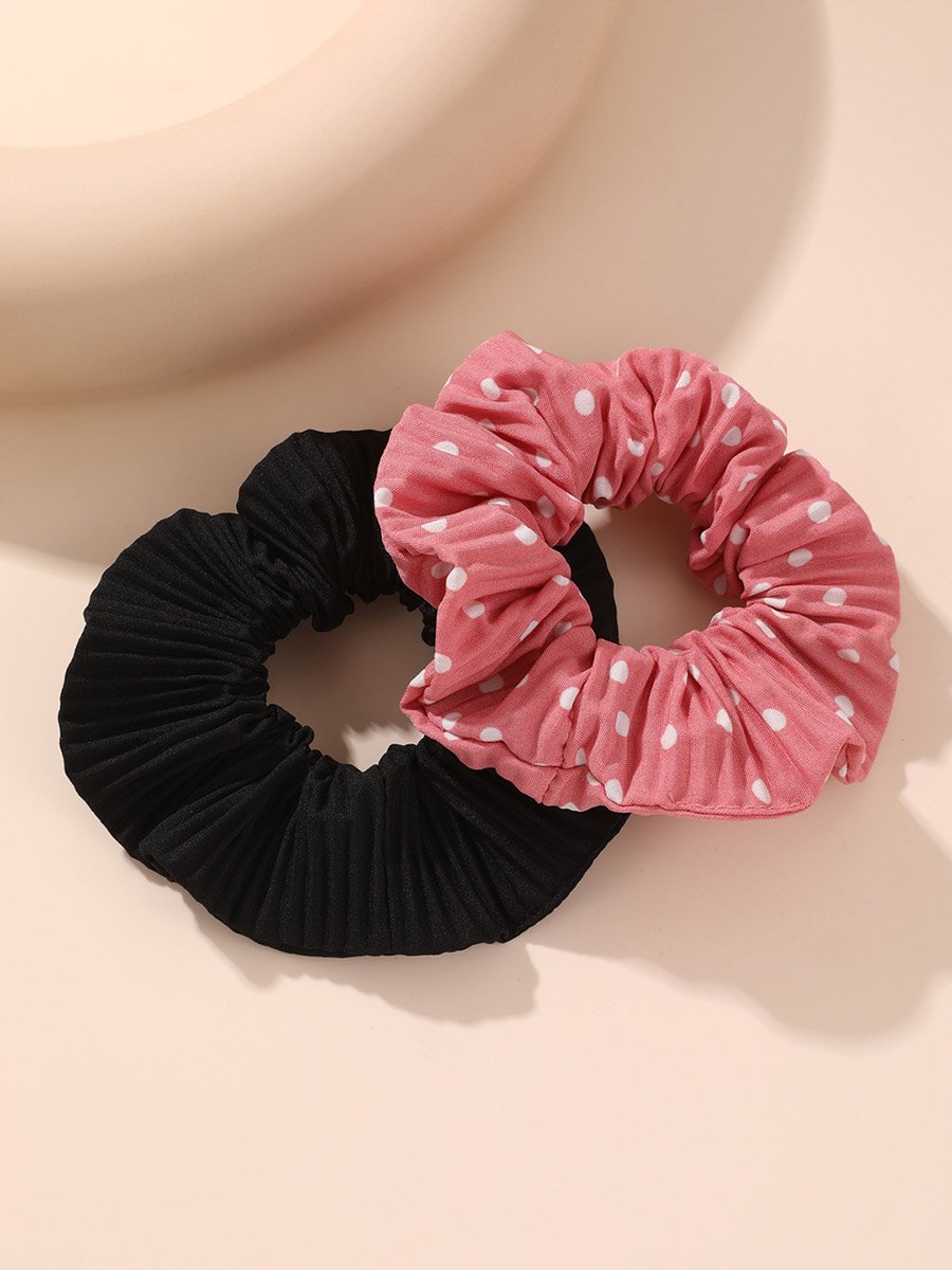 Set of 2 - Textured Scrunchies