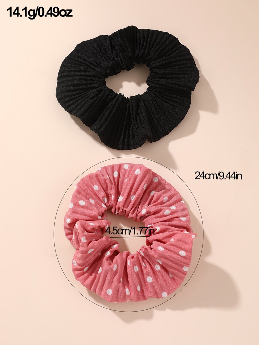 Set of 2 - Textured Scrunchies