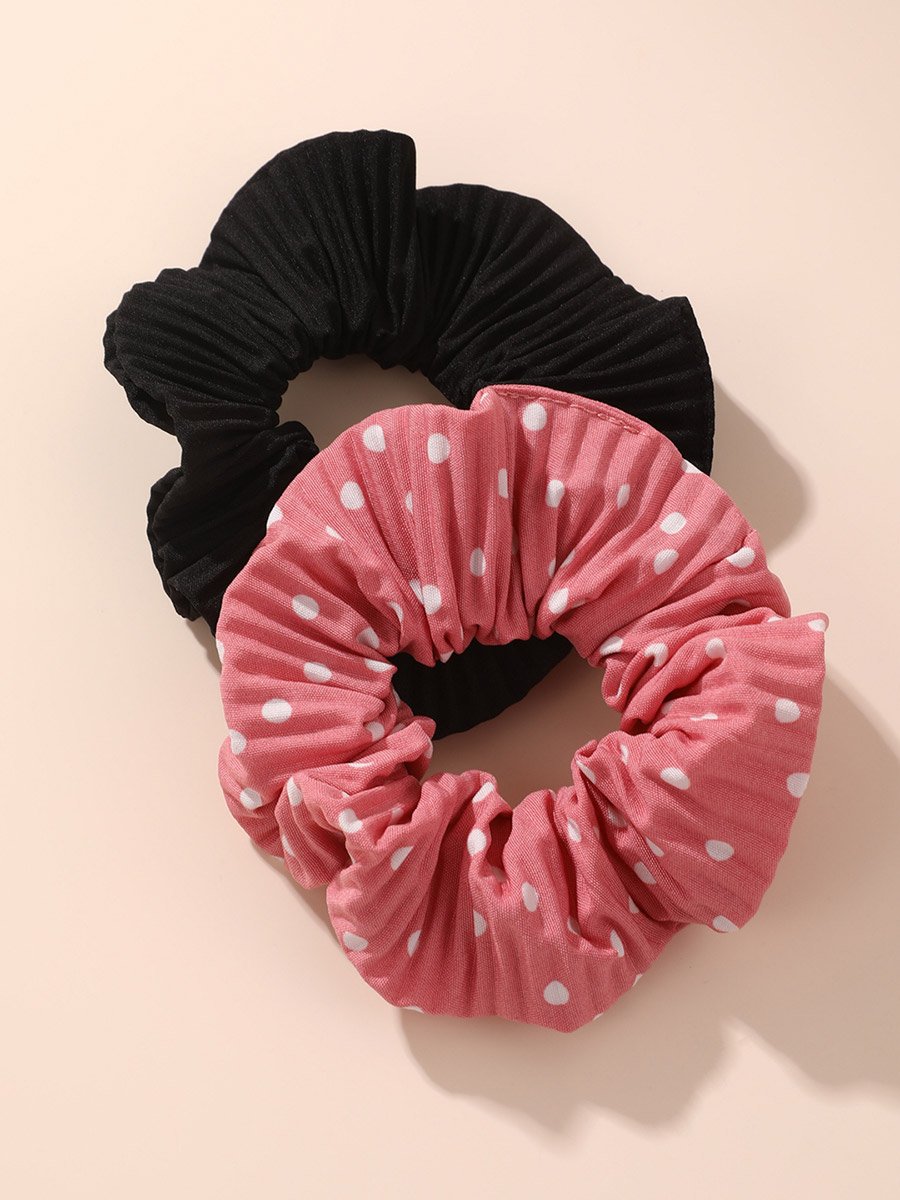 Set of 2 - Textured Scrunchies