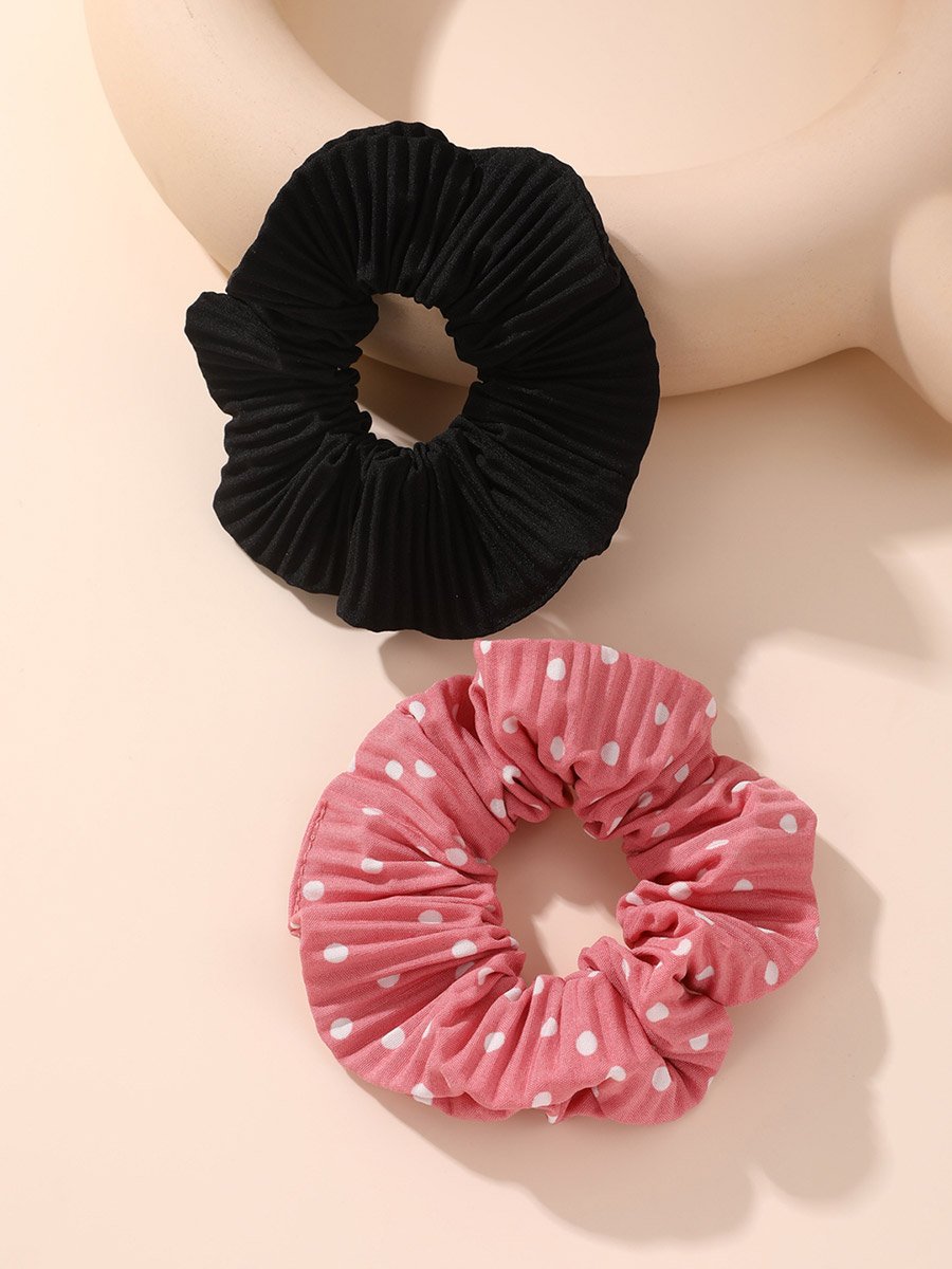 Set of 2 - Textured Scrunchies