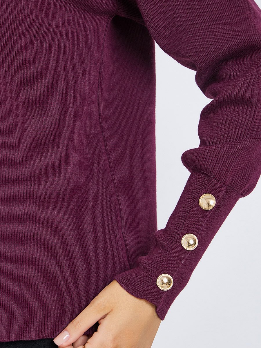 Oversized Short Length Turtle Neck Sweater