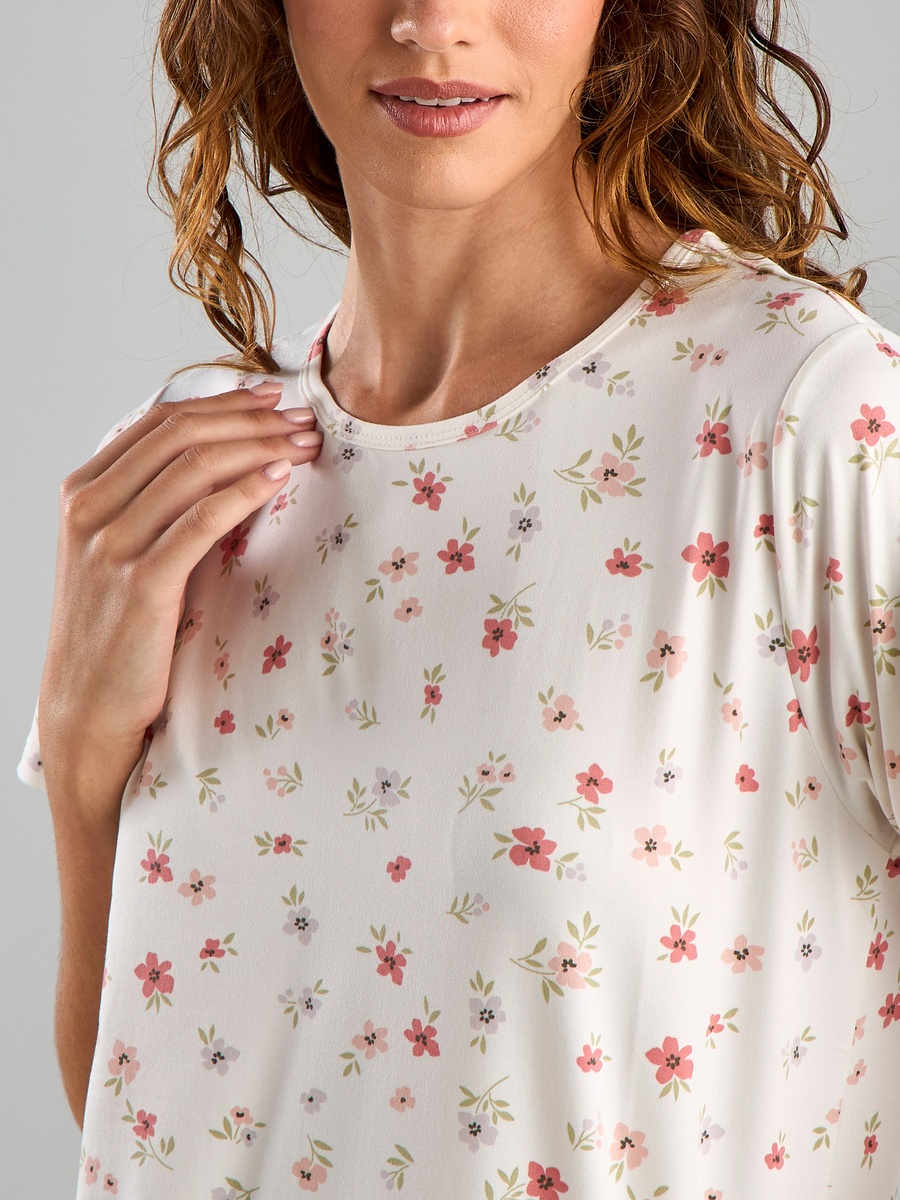 All-Over Floral Print Sleepshirt