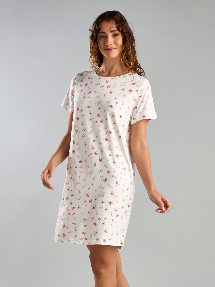 All-Over Floral Print Sleepshirt