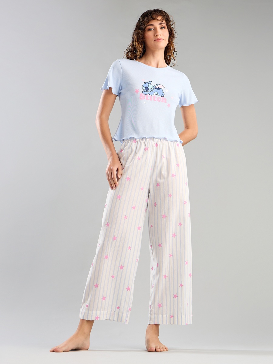 Stitch Print Pyjama Set