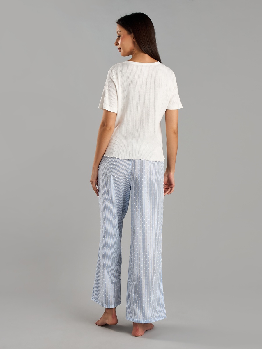 Striped Cotton Pyjama Set