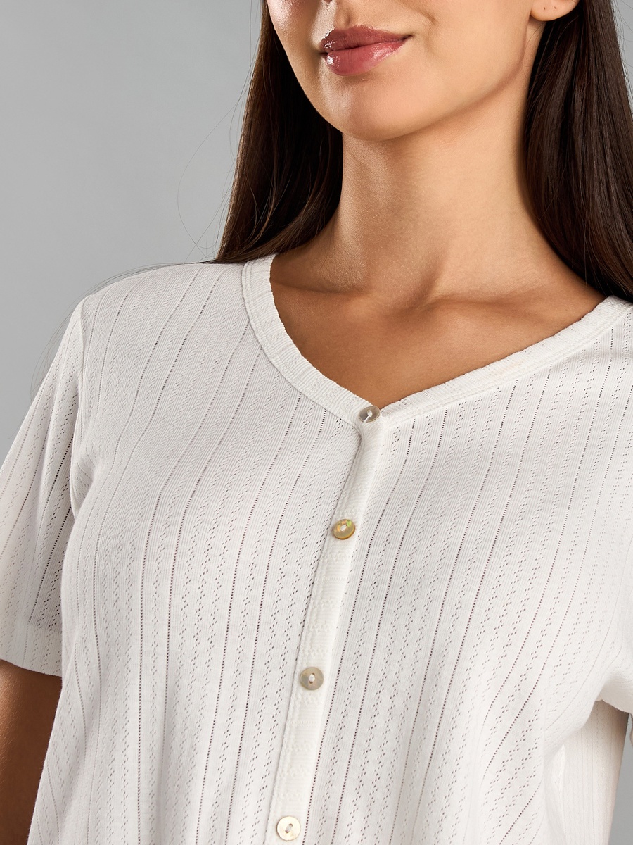 Striped Cotton Pyjama Set