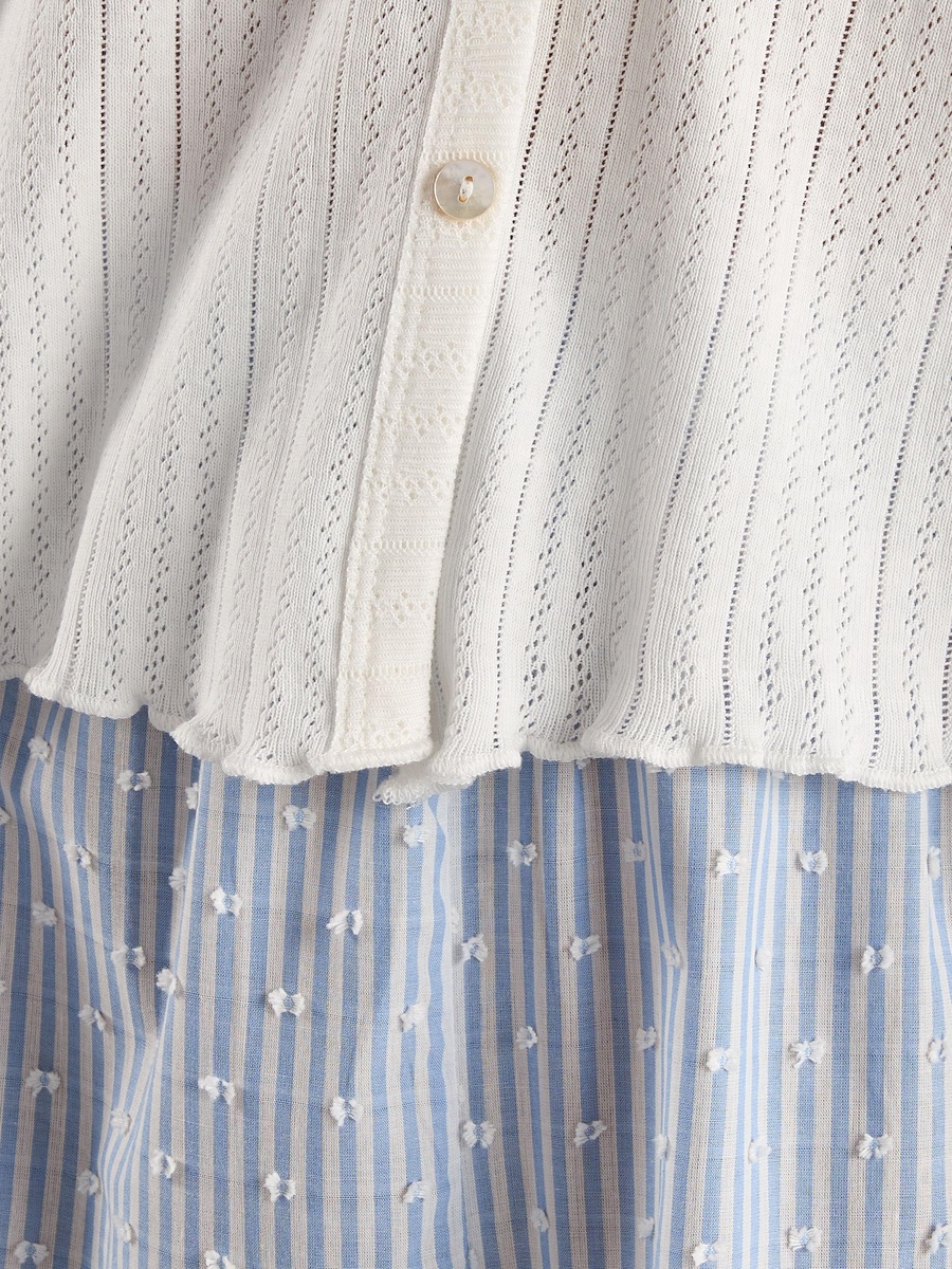 Striped Cotton Pyjama Set
