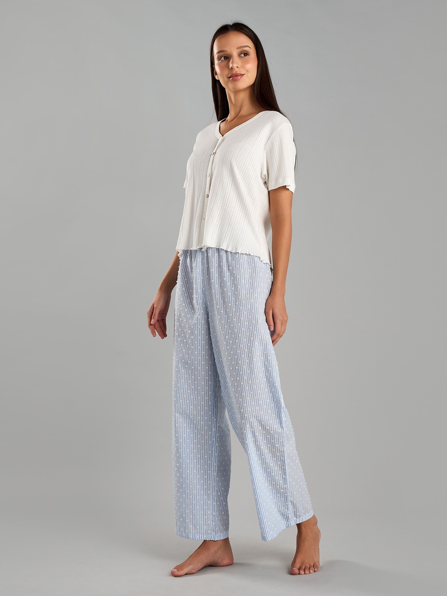 Striped Cotton Pyjama Set