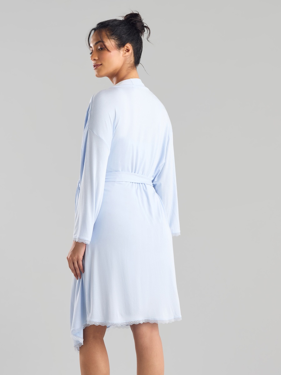 Printed Maternity Chemise with Robe