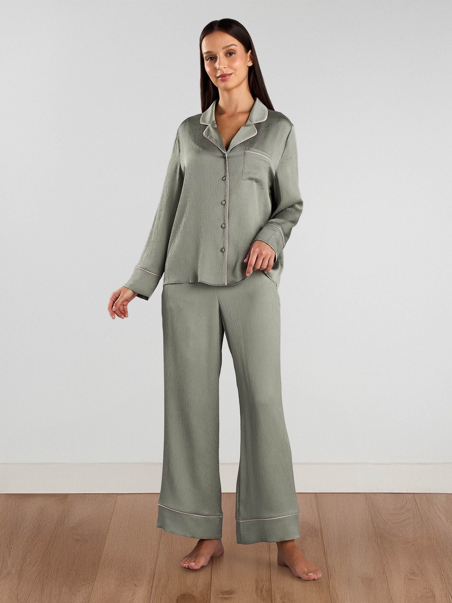 Textured Pyjama Set