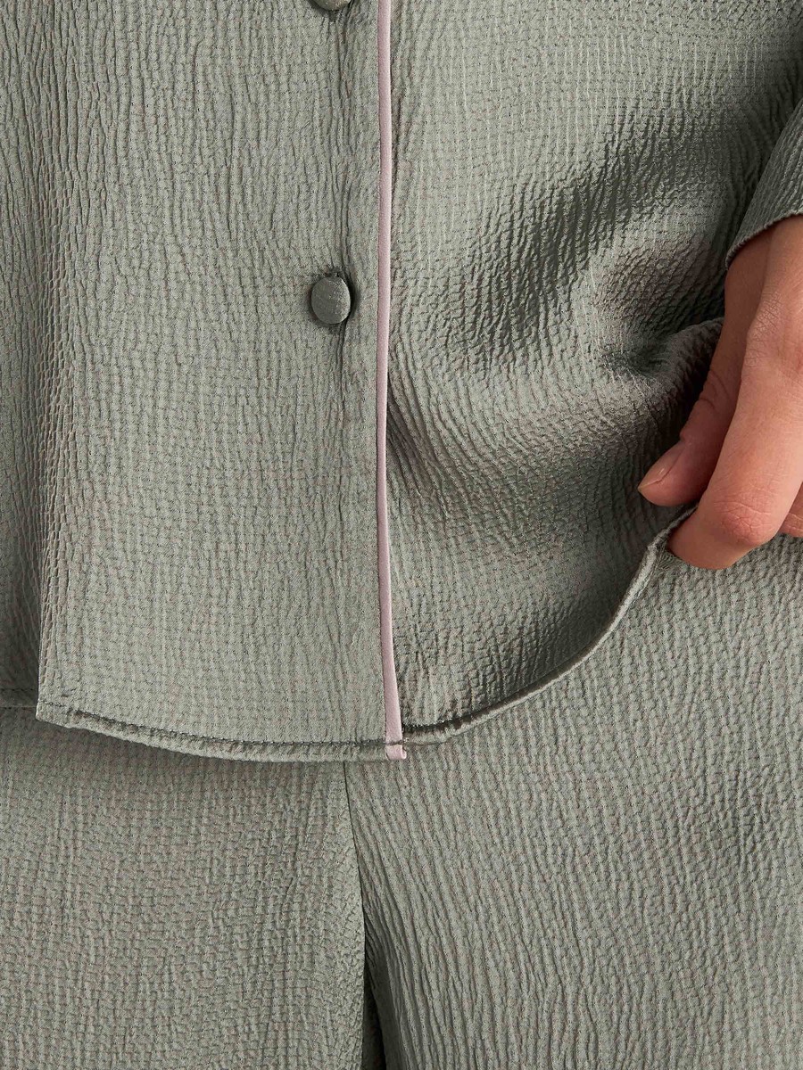 Textured Pyjama Set