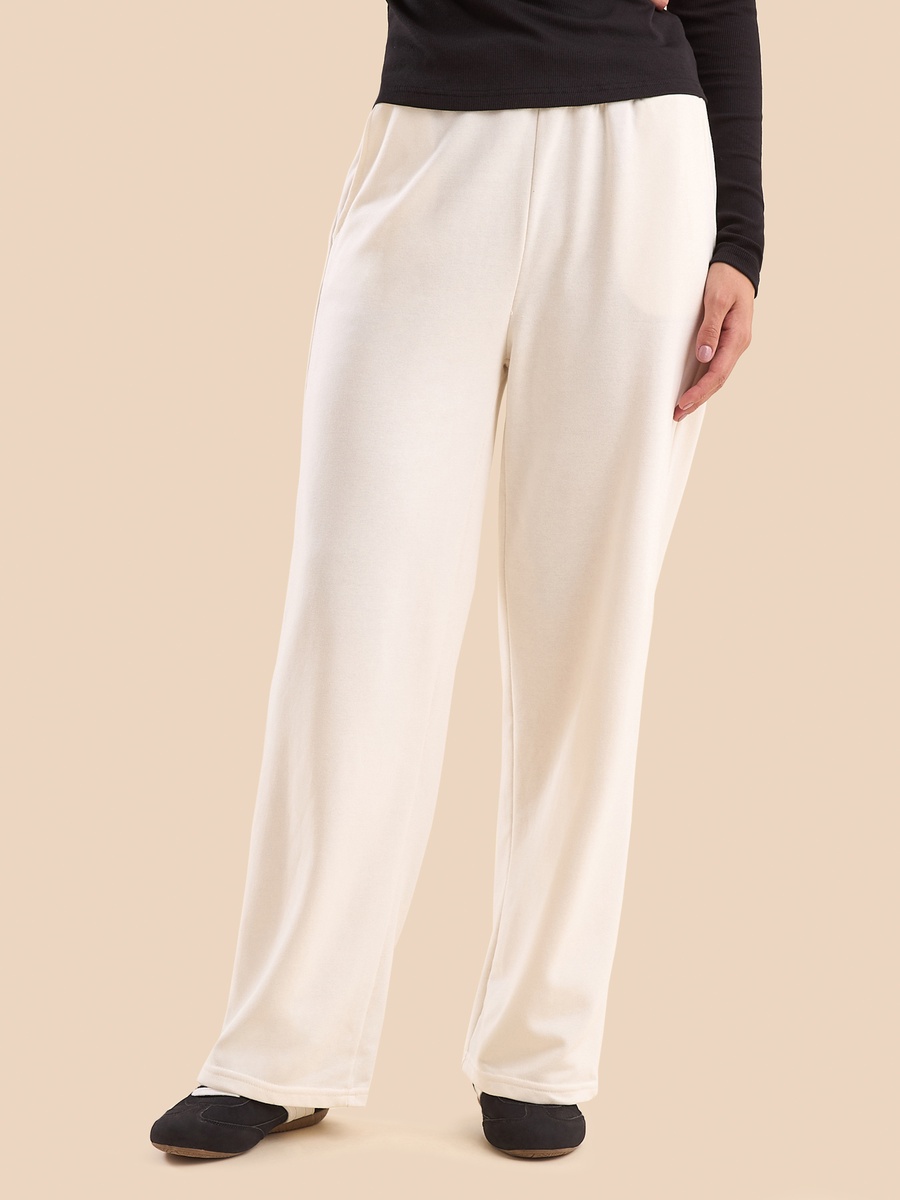 Terry Wide Leg Pants