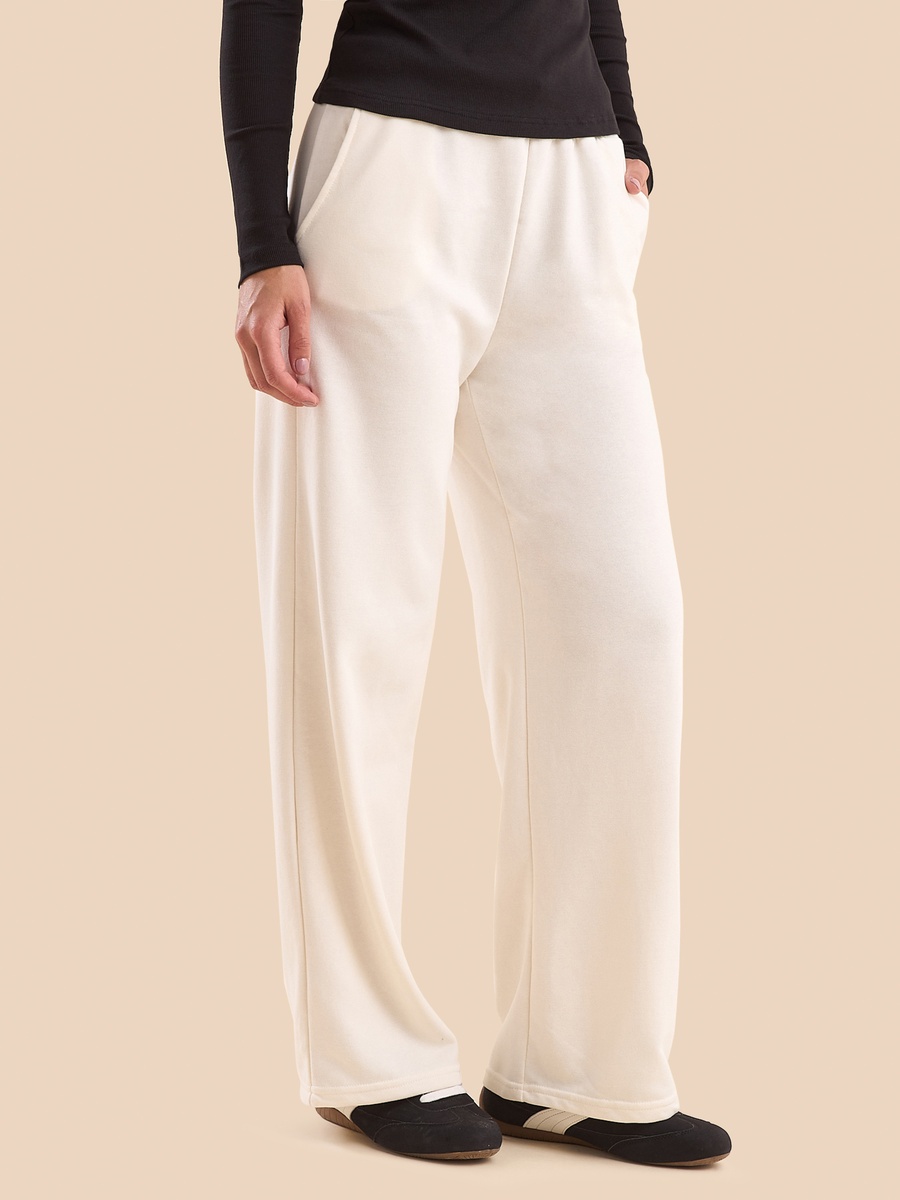 Terry Wide Leg Pants