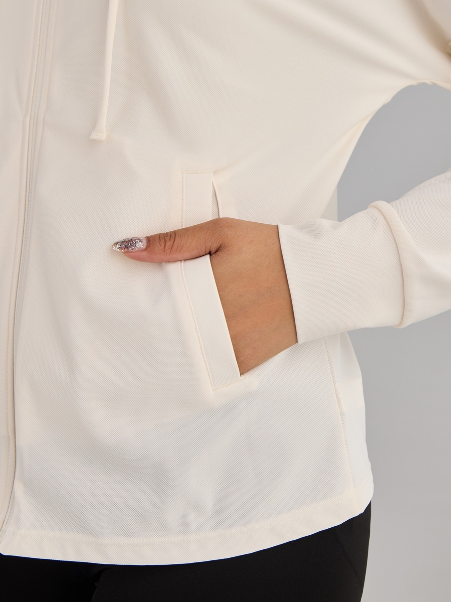 Textured Hooded Jacket