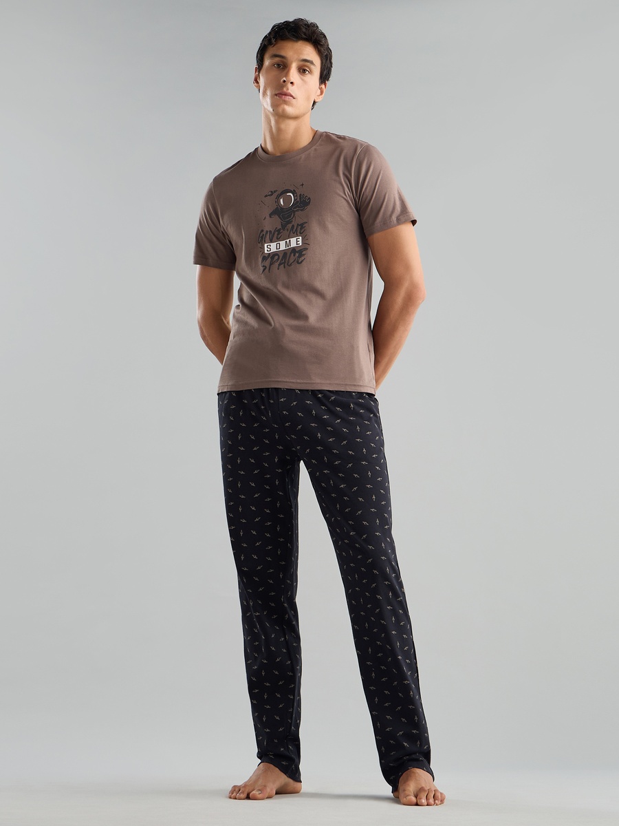 Space Print Cotton Pyjama Set