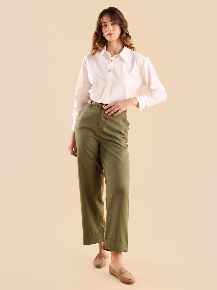 Plain Oversized Poplin Shirt