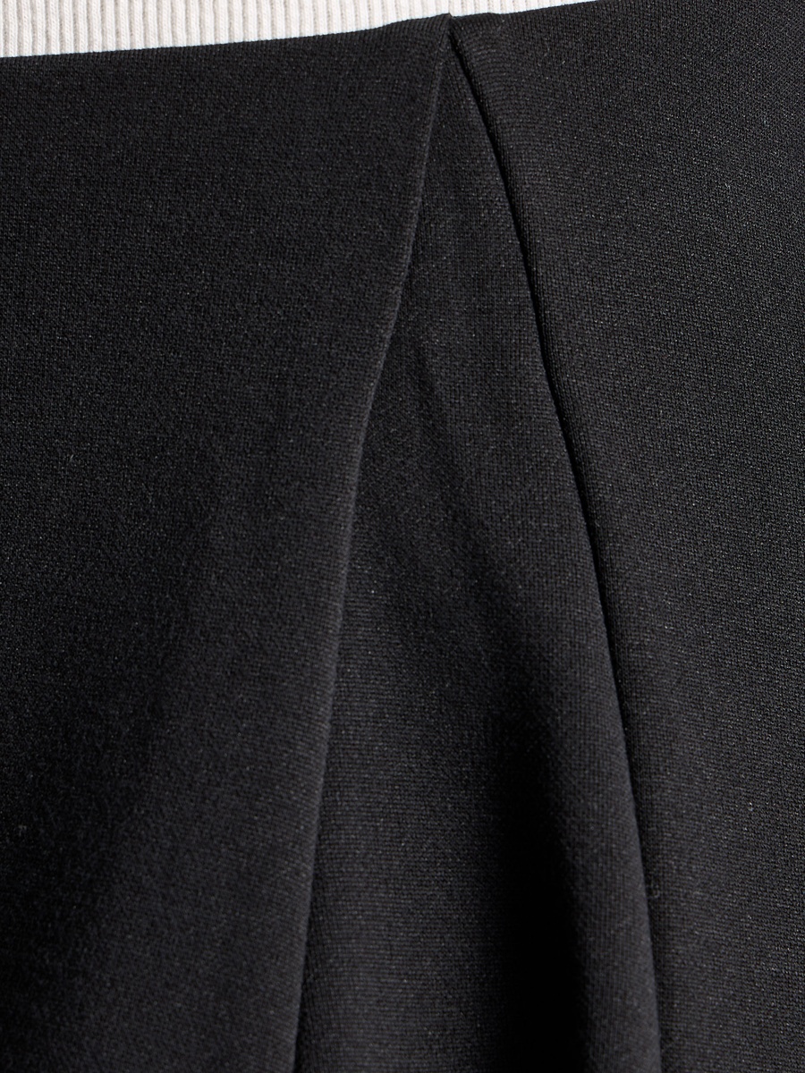 Plain Asymmetric Skirt