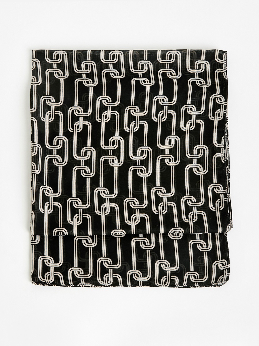 All-Over Chain Print Scarf