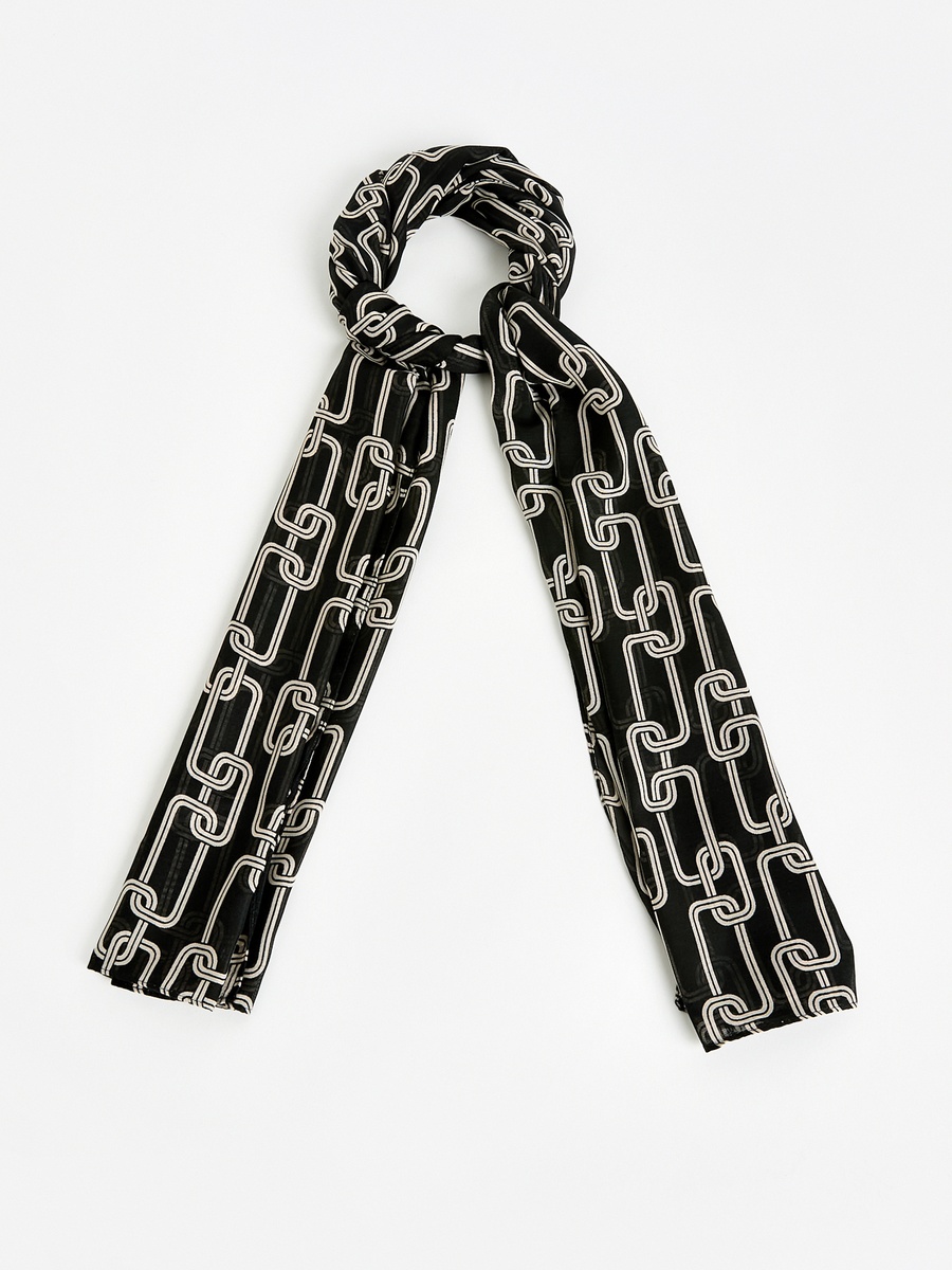 All-Over Chain Print Scarf
