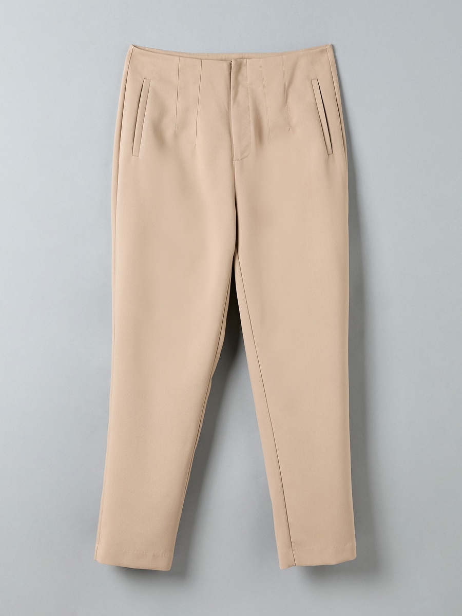 Pintuck Tapered Pants