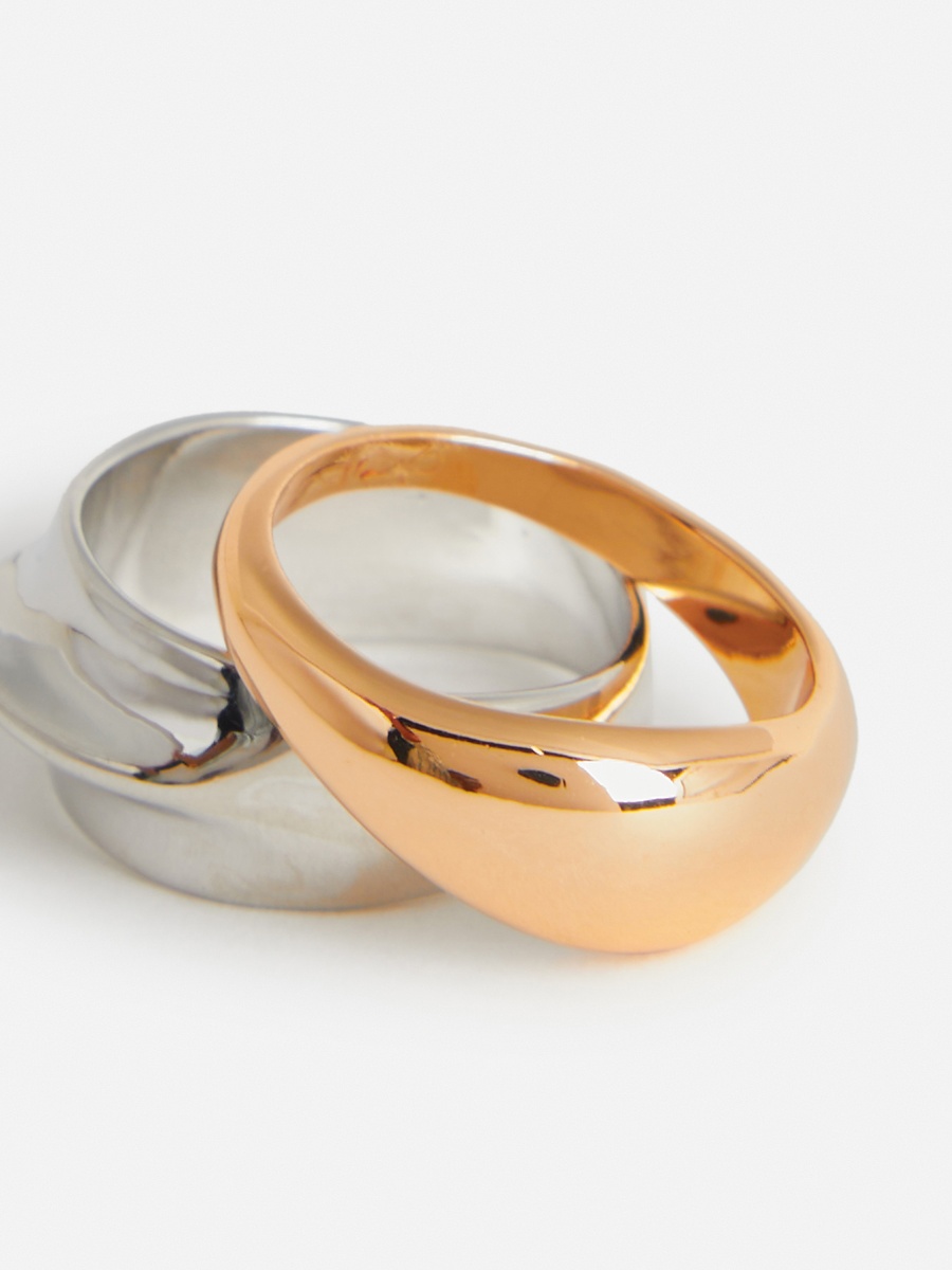 Pack of 5 - Assorted Metallic Ring