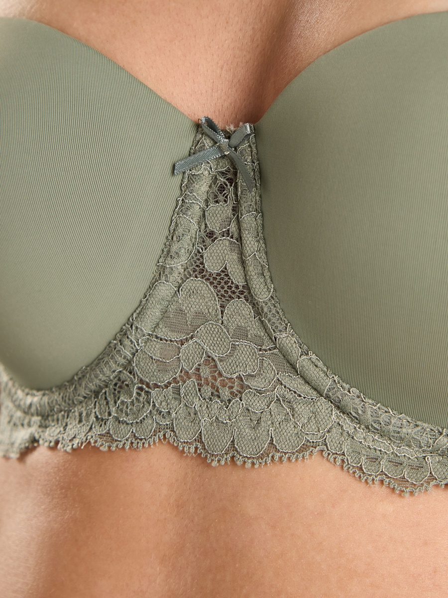 Pack of 2 - Lace Insert Microfiber Balconette Bra