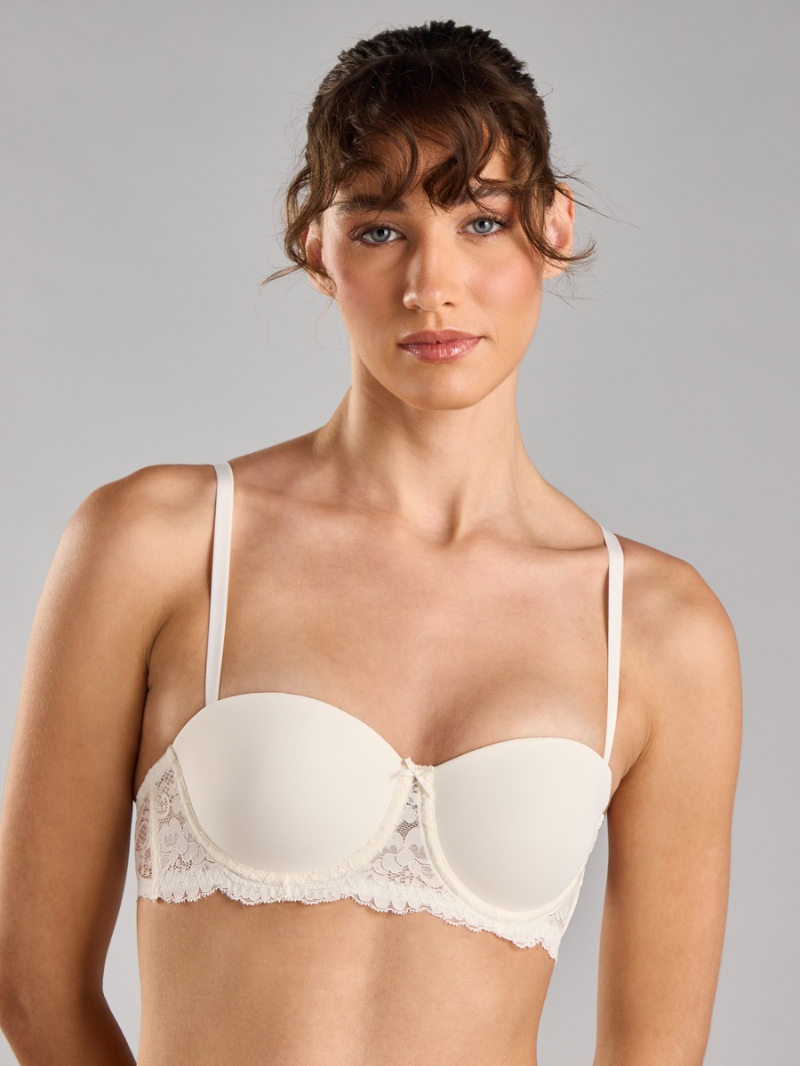 Pack of 2 - Lace Insert Microfiber Balconette Bra