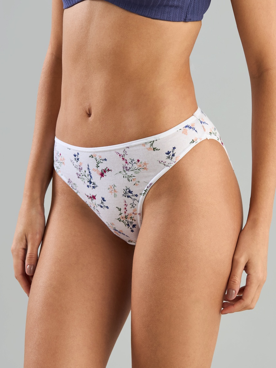 Pack of 5 - Assorted High Leg Briefs