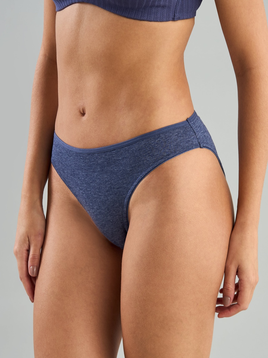 Pack of 5 - Assorted High Leg Briefs