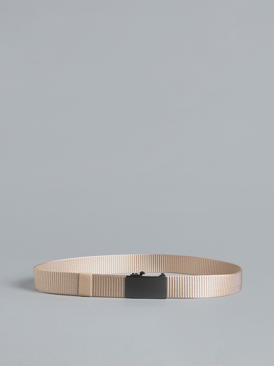 Textured Belt with Buckle Closure