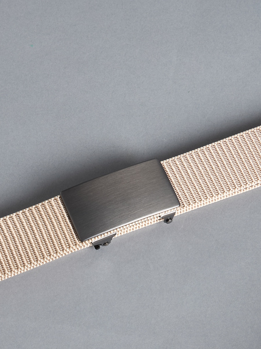 Textured Belt with Buckle Closure
