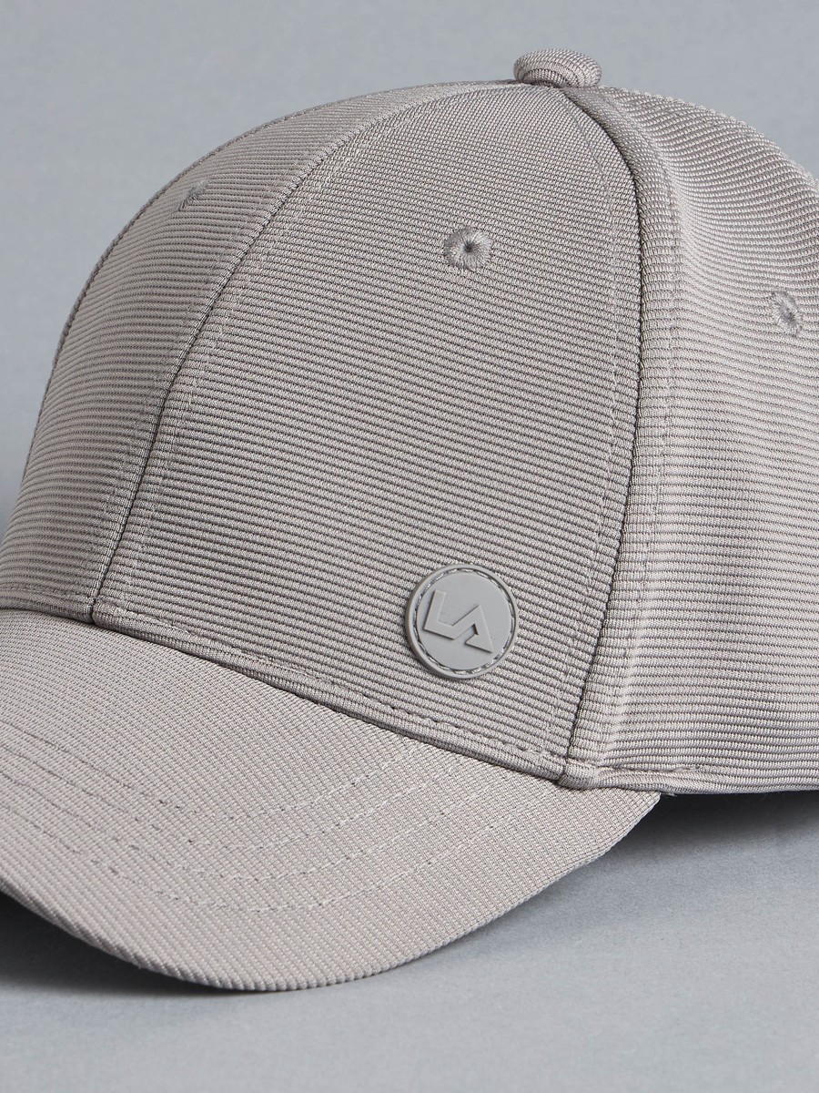 Textured Cap with Hook and Loop Strap Closure