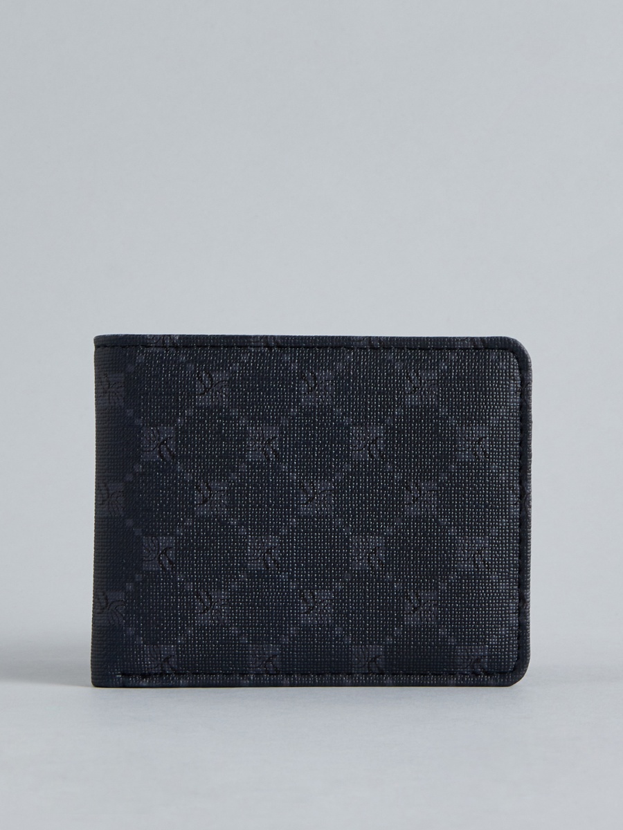 Textured Bi-Fold Wallet